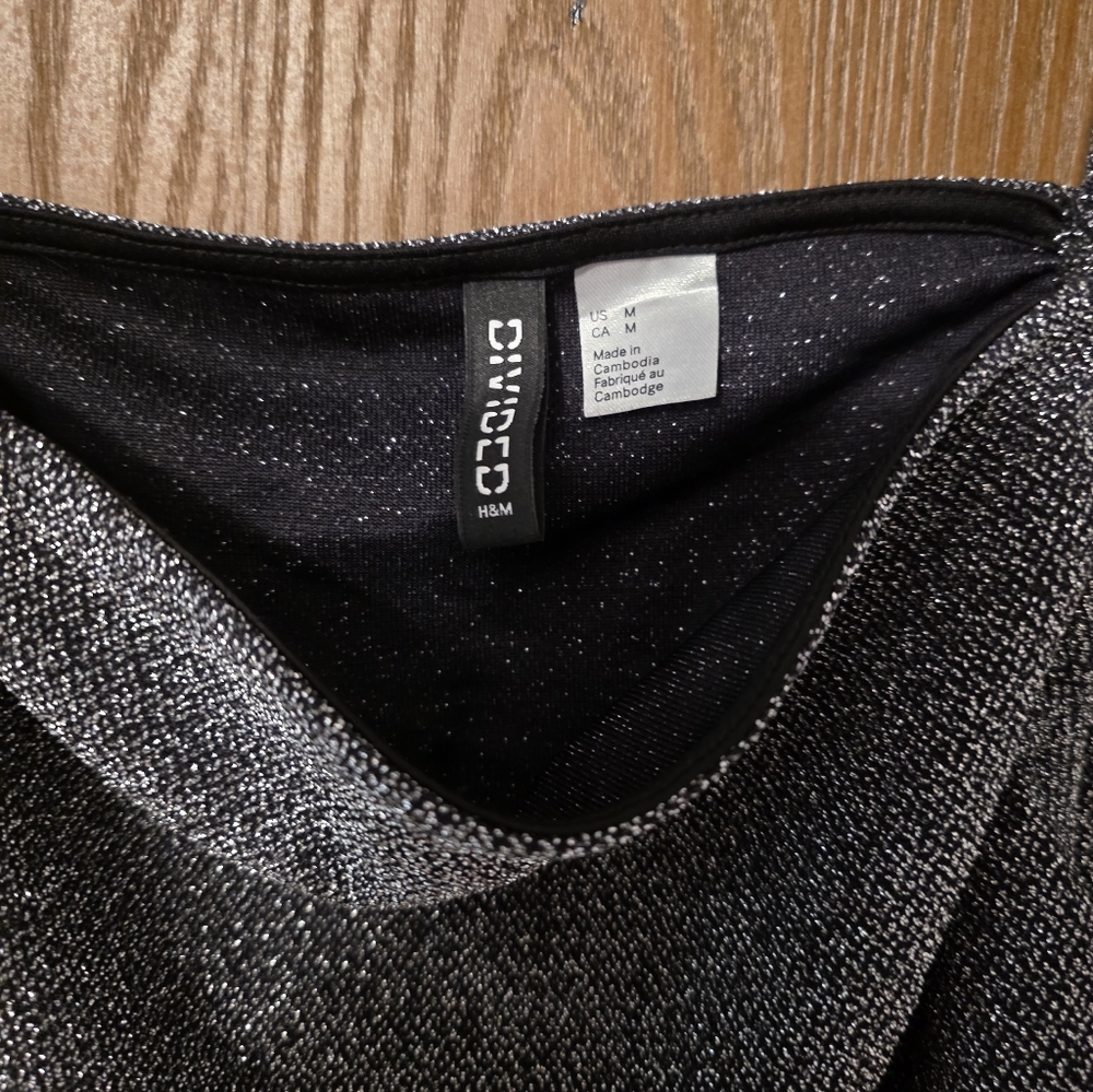 H&M Strapless Metallic Dress - Picture 3 of 4